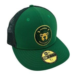 New Era Chicago Cubs MLB 2023 On Field St Patricks Day Trucker Hat 7 1/8